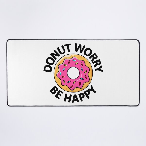 Item preview, Donut Worry Be Happy Funny Doughnut designed and sold by Earthshaker-art.