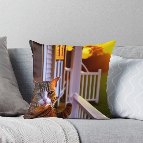 Item preview, Cat on a rocking chair at sunset designed and sold by zorropriest.