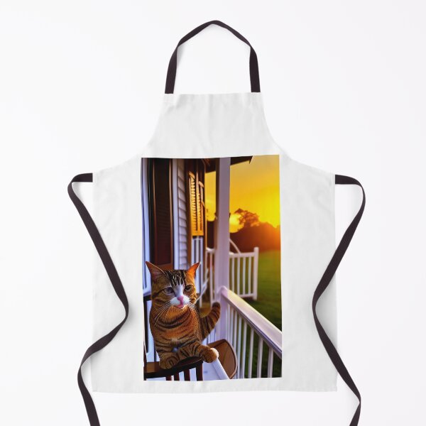Item preview, Cat on a rocking chair at sunset designed and sold by zorropriest.