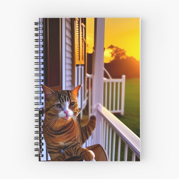 Item preview, Cat on a rocking chair at sunset designed and sold by zorropriest.