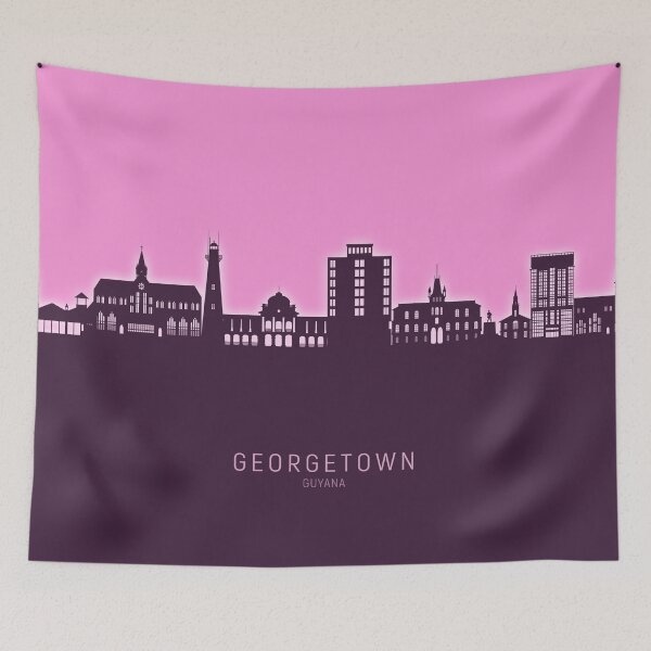 Item preview, Georgetown Guyana Skyline designed and sold by ArtPrints.