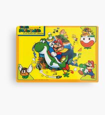 Super Mario World Print Metal Print