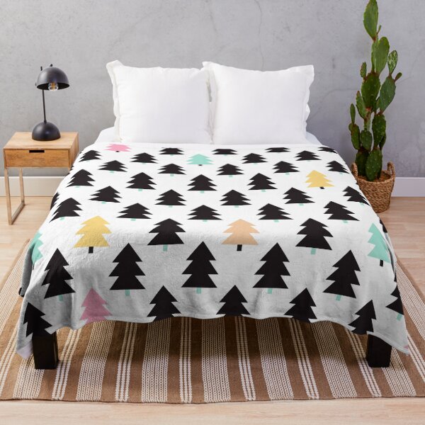 Item preview, Pine Trees Geometric Pastel designed and sold by Rainbows Galore.