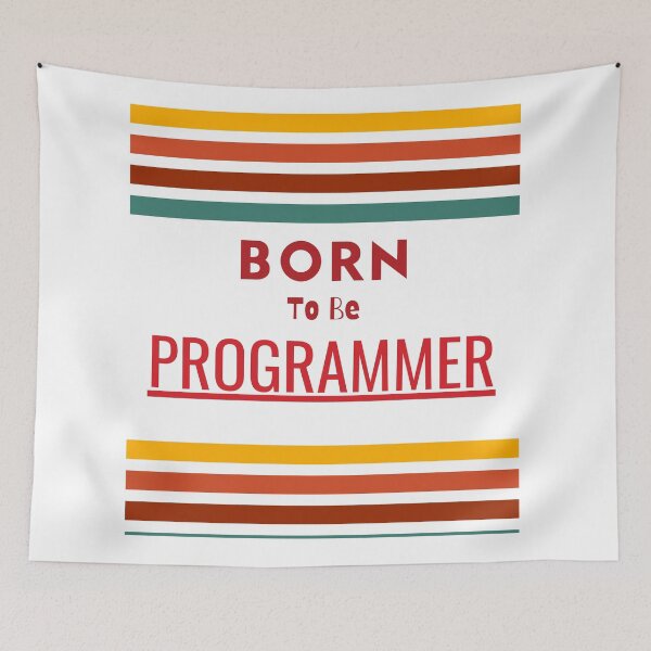 Item preview, Born To Be Programmer designed and sold by Quirky Dez.