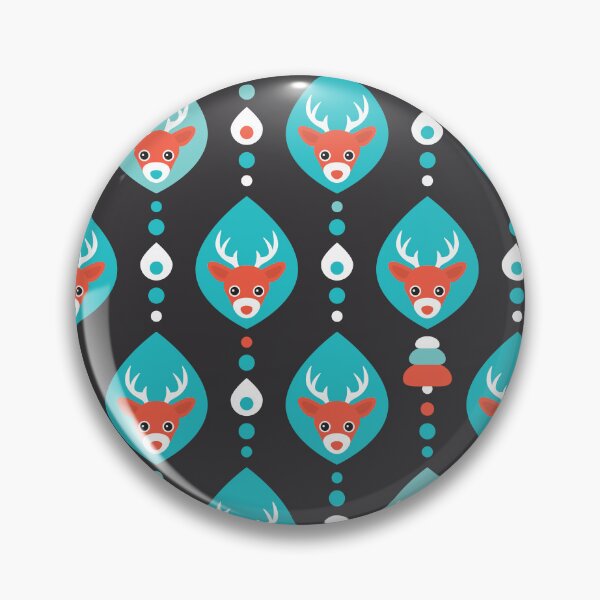 Artikelvorschau, Reindeer Christmas Baubles entworfen und verkauft von Rainbows Galore.