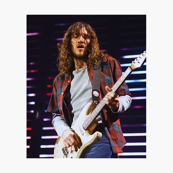 Vista previa del artículo con la obra «John Frusciante», diseñado y vendido por FunkyCatt.