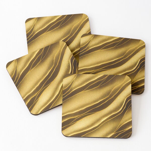 Item preview, Gold Leaf Abstract Elegant Pattern designed and sold by trajeado14.