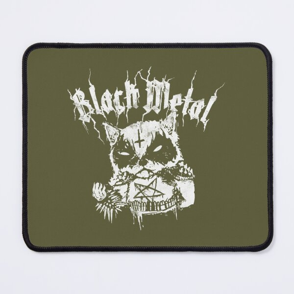 Item preview, Grim Corpse Paint Raccoon Tre Black Metal Edition designed and sold by RuthKrame.