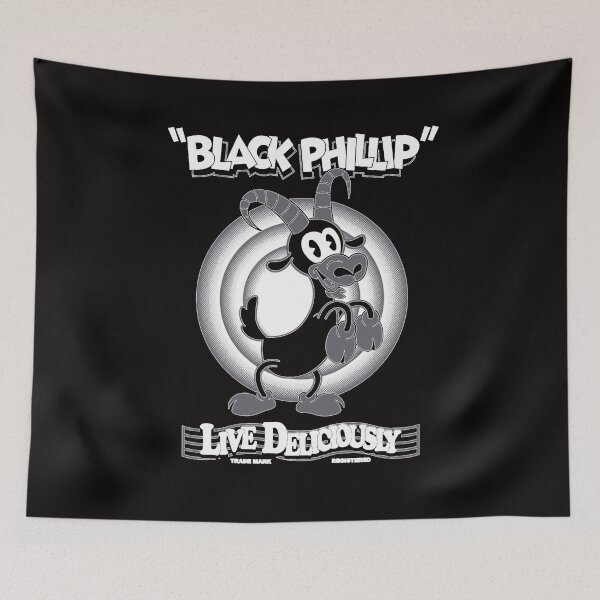 Item preview, Black-Phillip---Vintage-Cartoon---Bruja---Goth-Occult---Vive-Deliciously designed and sold by PetraDom86.