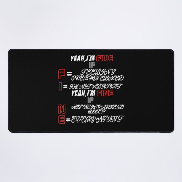 Item preview, Yeah, I'm Fine lyrics designed and sold by TSFamderArtist.