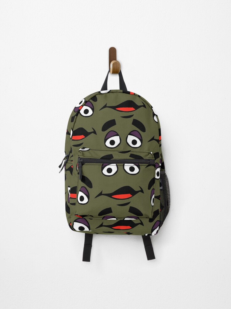 Thumbnail 1 of 3, Backpack, Grimace Cartoon Design - Transparent Background designed and sold by RuthKrame.