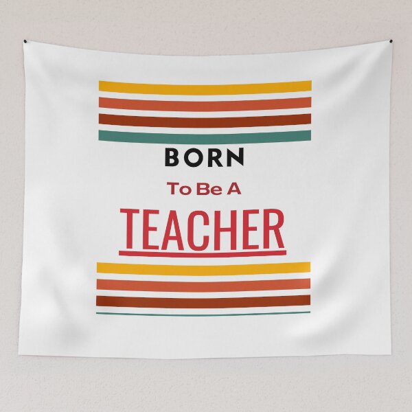 Item preview, Born To Be Teacher designed and sold by Quirky Dez.