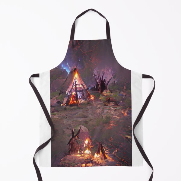 Item preview, Burned out Indian Village in the winter 2 designed and sold by zorropriest.