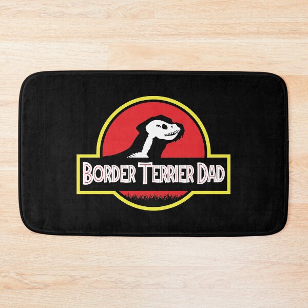Item preview, (For Dark Background) Jurassic Border Terrier Dad designed and sold by More Cute Dogs.