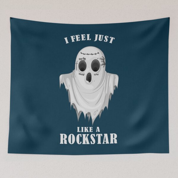 Item preview, Ghost Malone halloween spooky Tee  designed and sold by HelenApparelUSA.