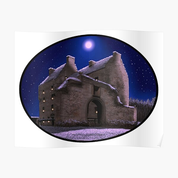 Lallybroch Midhope Castle Winter Poster