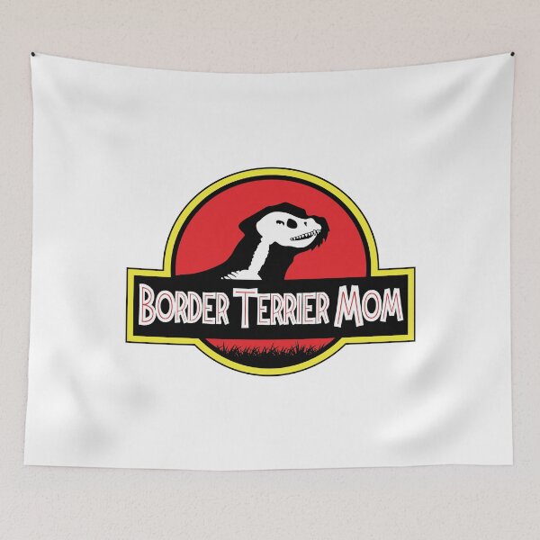 Item preview, (For Bright Background) Jurassic Border Terrier Mom designed and sold by More Cute Dogs.