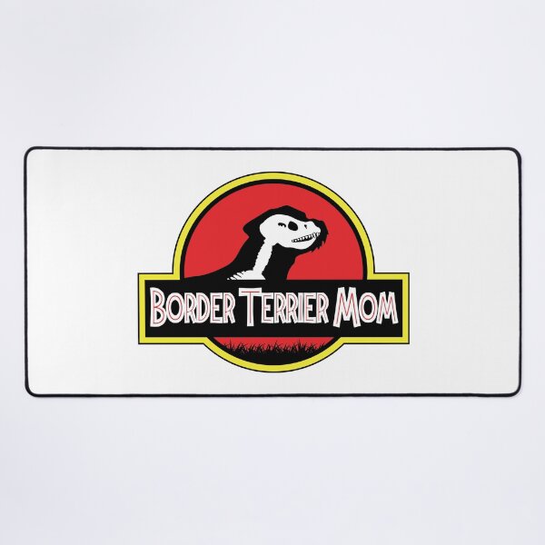 Item preview, (For Bright Background) Jurassic Border Terrier Mom designed and sold by More Cute Dogs.