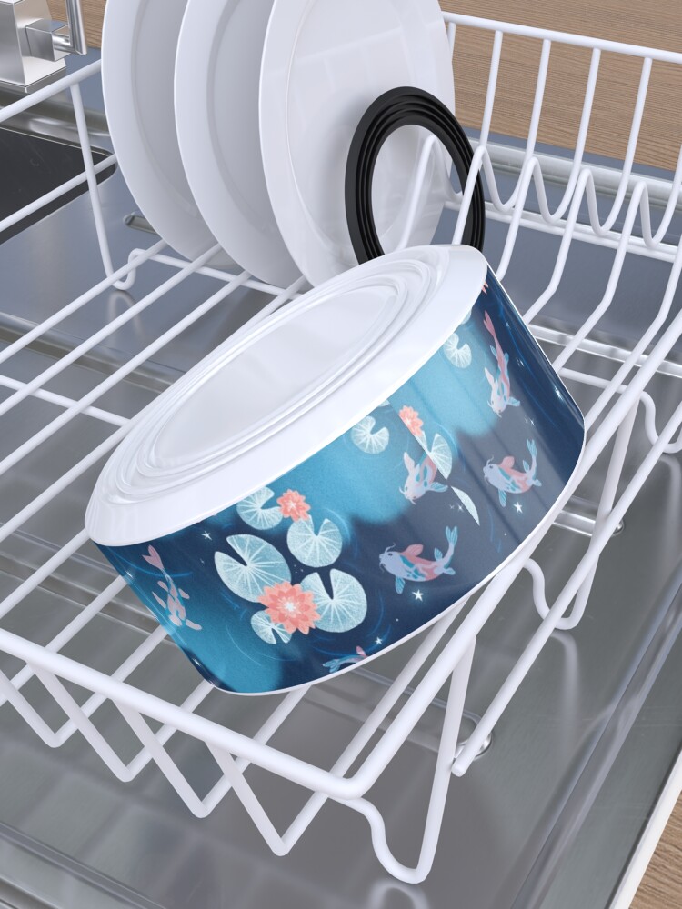 Alternate view of Koi pond - night Pet Bowl