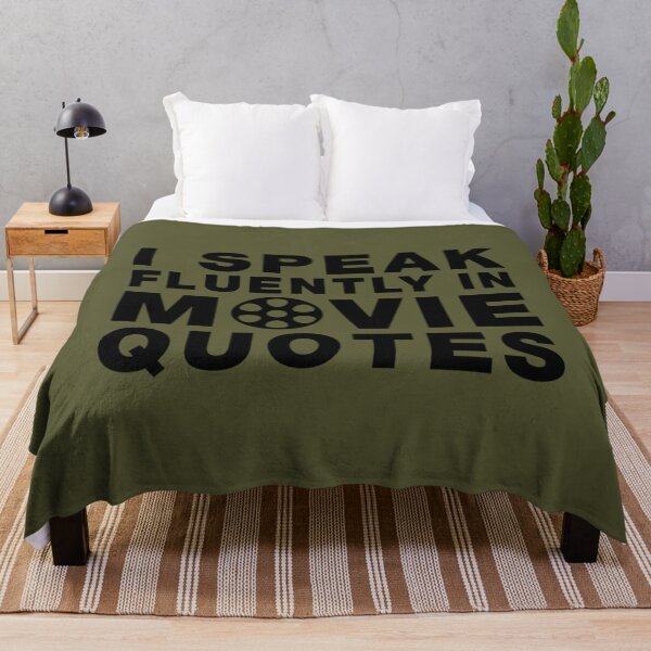 Item preview, I SPEAK FLUENTLY IN MOVIE UOTES designed and sold by shellieparker.