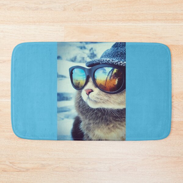 Item preview, Kool Kat - Hipster Kitten with Sunglasses designed and sold by JediNeil.