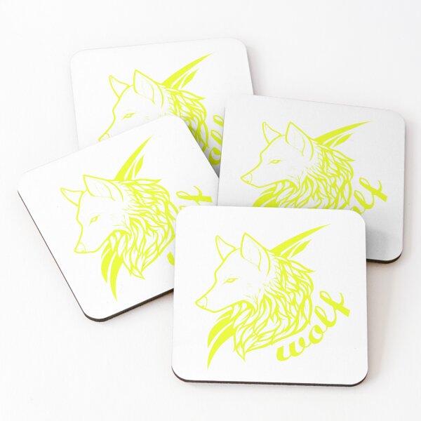 Item preview, Wolf Brave Yellow Craze Tees designed and sold by Barnissim.
