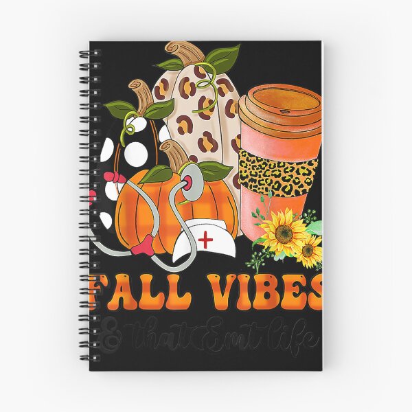 Item preview, Fall Vibes amp; That EMT Nurse Life Autumn Thanksgiving T-Shirt designed and sold by BlomUlbrich.