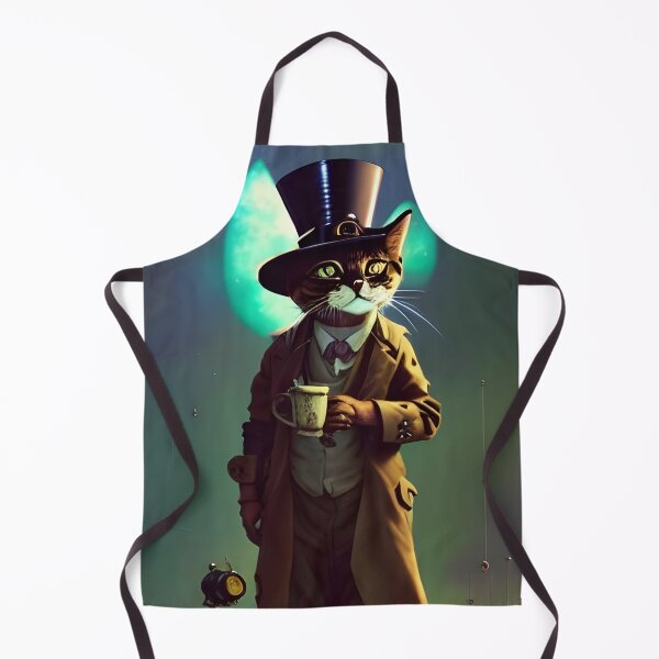 Item preview, Steampunk Cat in Trenchcoat and Top Hat designed and sold by Eliteijr.