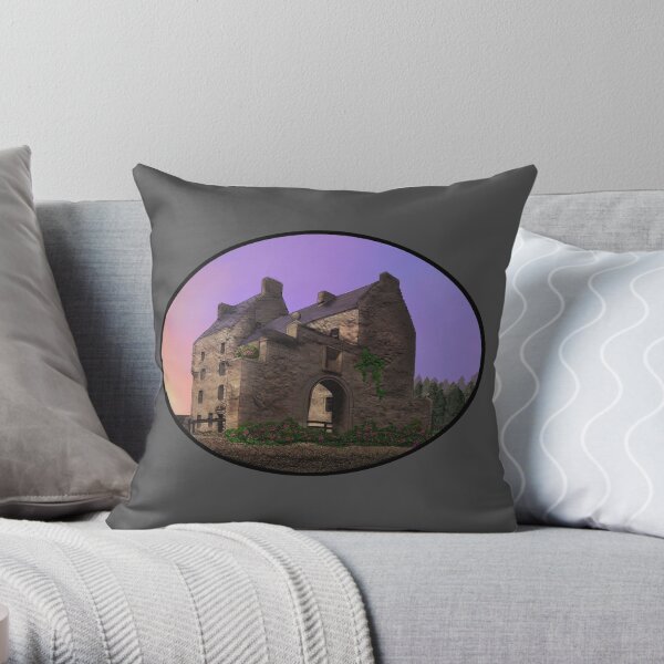Lallybroch Midhope Castle Spring Throw Pillow