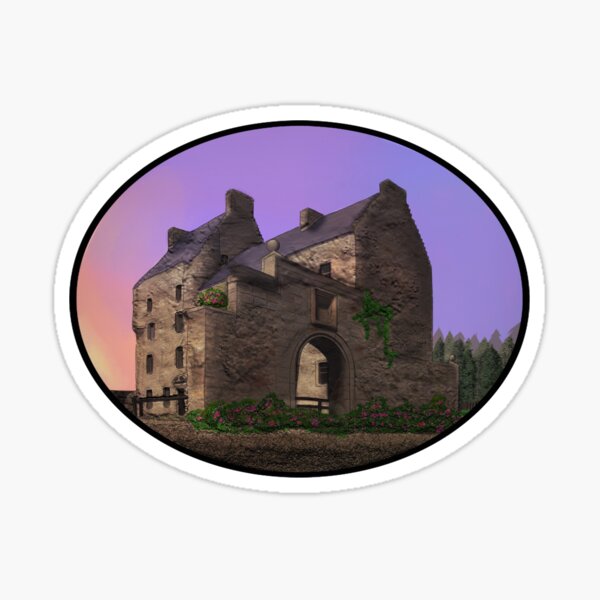 Lallybroch Midhope Castle Spring Sticker