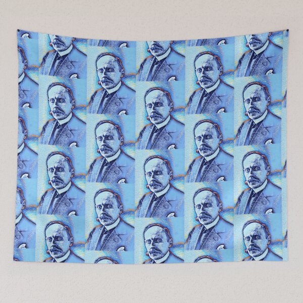 Aperçu de l'œuvre Oeuvre de Romain Rolland | Portrait de Romain Rolland | Art mural Romain Rolland créée et vendue par Suyogsonar25.