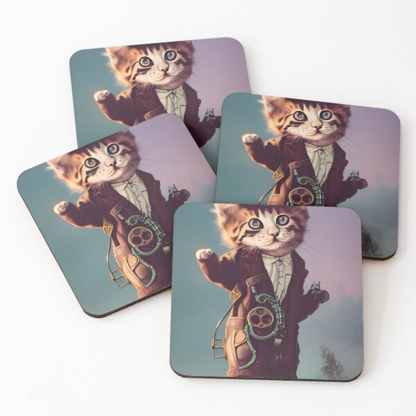 Item preview, Steampunk Cat in Coat and Hat designed and sold by Eliteijr.