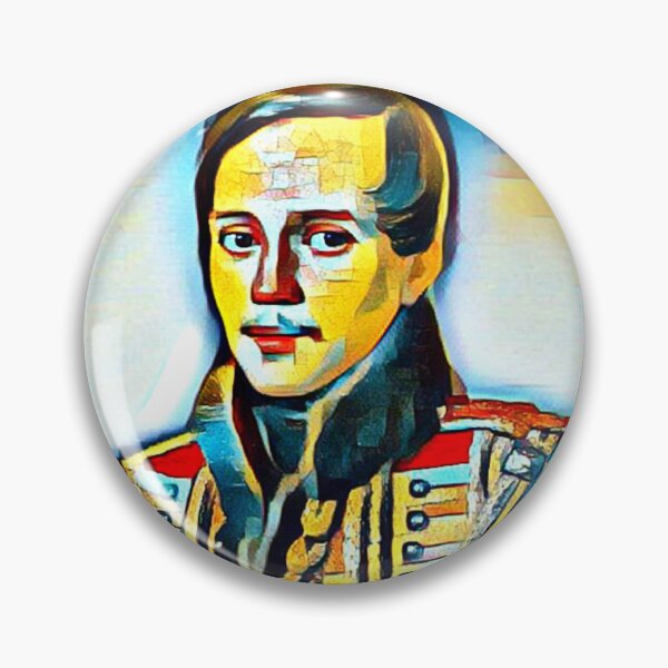 Item preview, Mikhail Lermontov Artwork | Mikhail Lermontov Portrait | Mikhail Lermontov Wall Art  designed and sold by Suyogsonar25.