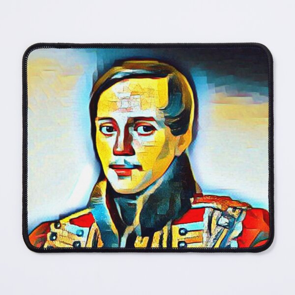 Item preview, Mikhail Lermontov Artwork | Mikhail Lermontov Portrait | Mikhail Lermontov Wall Art  designed and sold by Suyogsonar25.