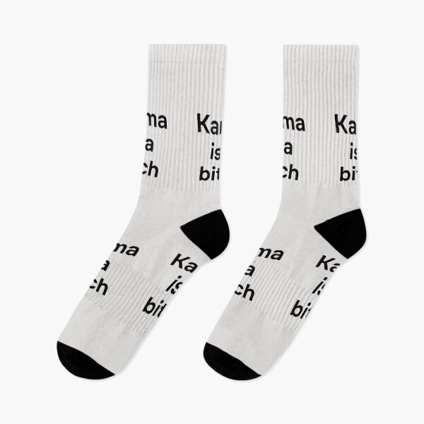 Item preview, Karma is a bitch. Simple black lettering. designed and sold by helga-wigandt.