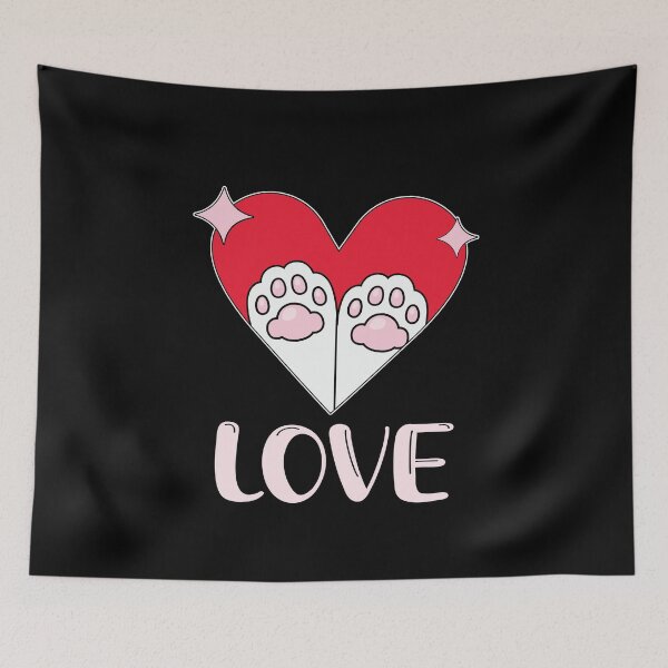 Item preview, Cats paws with a heart kitten designed and sold by Rev-Style.