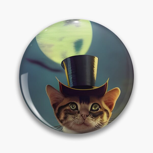 Artikelvorschau, Steampunk-Katze im Herrenmantel und -hut entworfen und verkauft von Eliteijr.