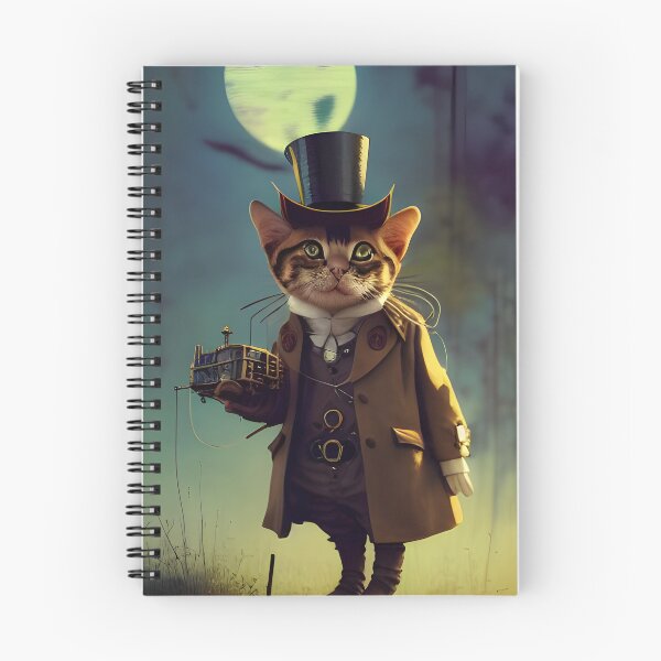 Item preview, Steampunk Cat in Gentleman’s Coat and Hat designed and sold by Eliteijr.