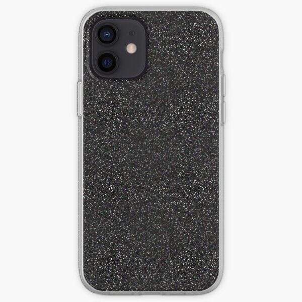 Black, Grey, Concrete, Stone, Glitter, marble, pattern, texture, mint, brown, iphone case iPhone Soft Case