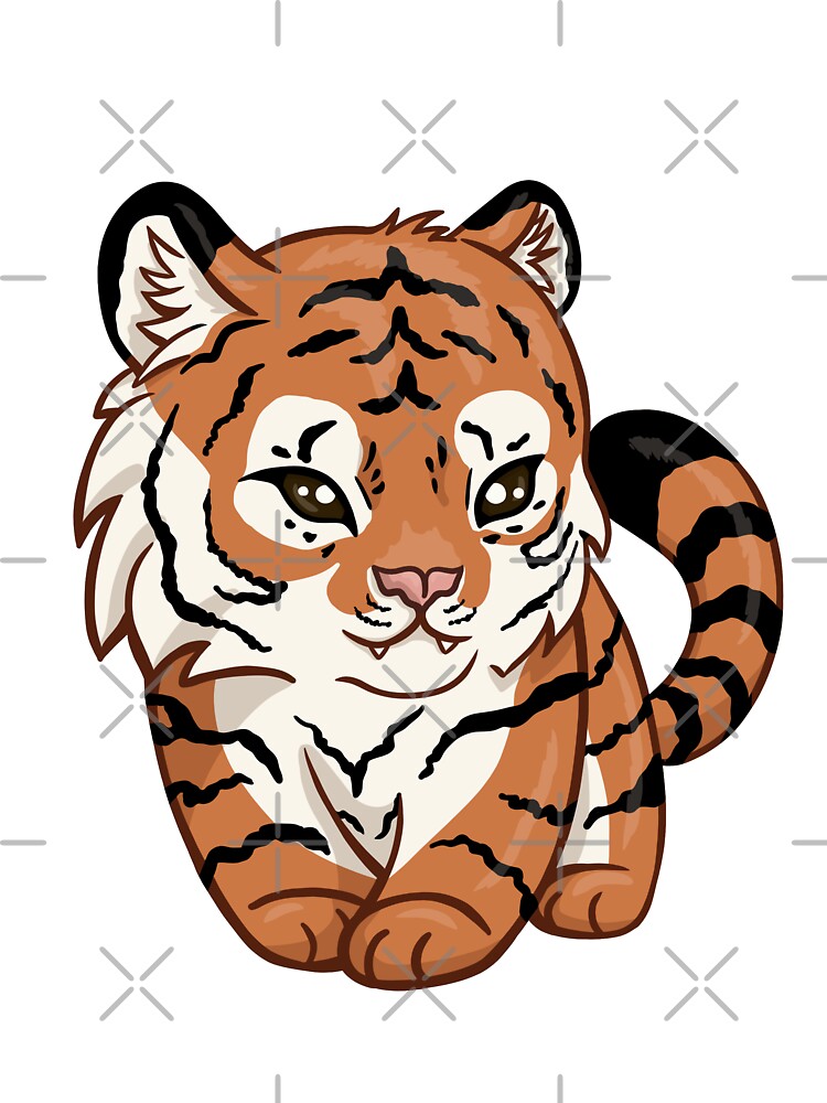 Cute Chibi Tiger Orange\