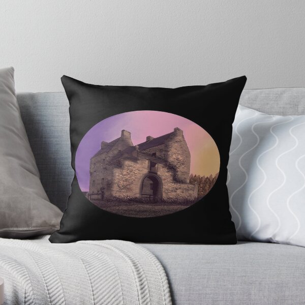 Lallybroch Midhope Castle Autumn Throw Pillow