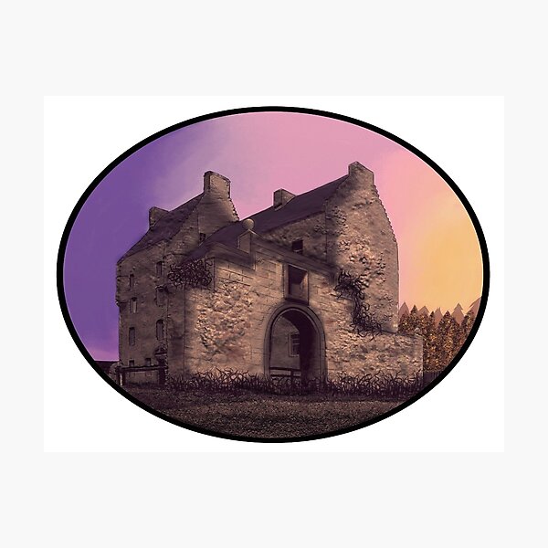 Lallybroch Midhope Castle Autumn Photographic Print