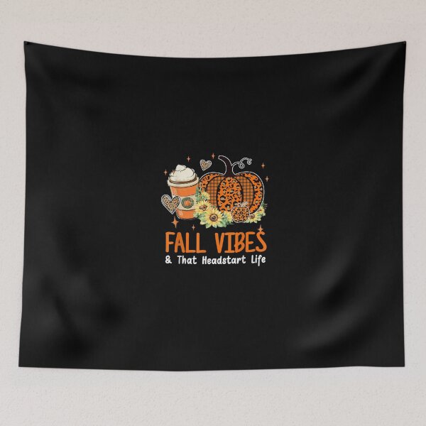 Item preview, Fall Vibes And That Headstart Life Pumpkin Fall Thanksgiving T-Shirt designed and sold by BlomUlbrich.