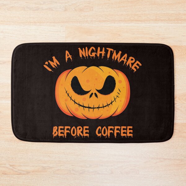 Item preview, I am a nightmare before coffee - funny coffee halloween quote designed and sold by latelierdechris.