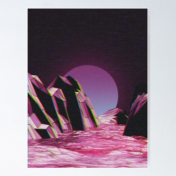 Artikel-Vorschau von Vaporwave Synthwave Retrowave - CYBERPLATTEAU, designt und verkauft von XO.