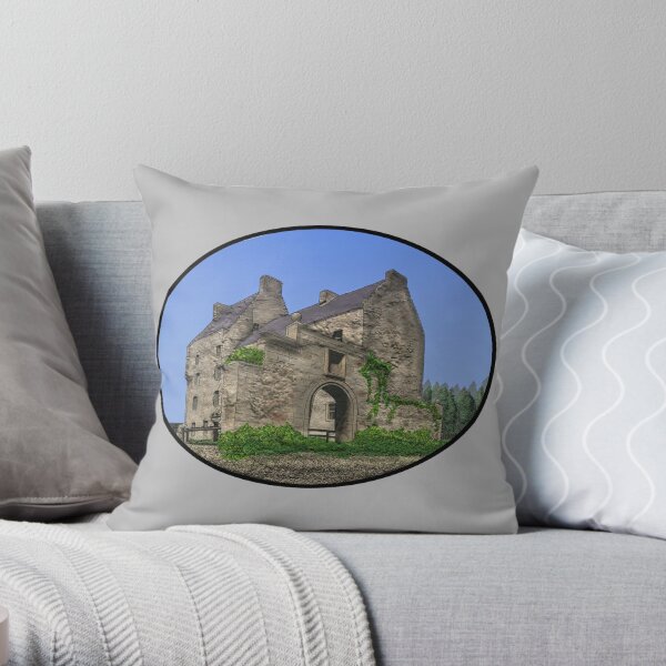 Lallybroch Midhope Castle Summer Throw Pillow
