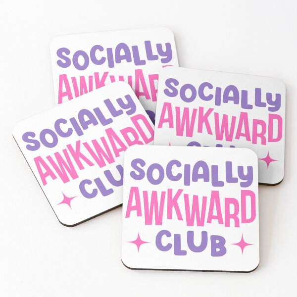Item preview, Socially Awkward Club Statement designed and sold by Osh Sales.