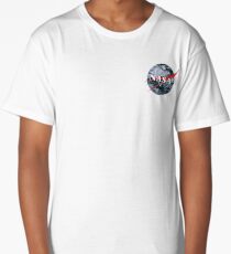 Ocean Waves NASA Logo Long T-Shirt