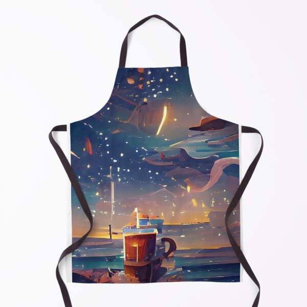 Item preview, The Coffee Starry Teal ocean| Garland of stars designed and sold by PsychicLove.