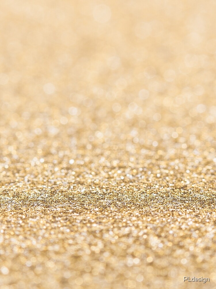 Beautiful champagne gold glitter sparkles by PLdesign